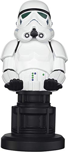 Exquisite Gaming: Star Wars: Stormtrooper - Original Mobile Phone & Gaming Controller Holder, Device Stand, Cable Guys, Collectable Licensed Figure
