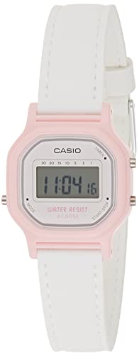 Casio Women's 'Vintage' Quartz Resin Casual Watch, Color:White (Model: LA-11WL-4ACF)