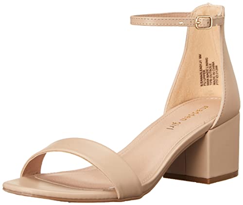 Madden Girl Women's Ileana Heeled Sandal, Nude Paris, 8