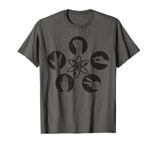 The Big Bang Theory Logo Rock Lizard Spock T-Shirt