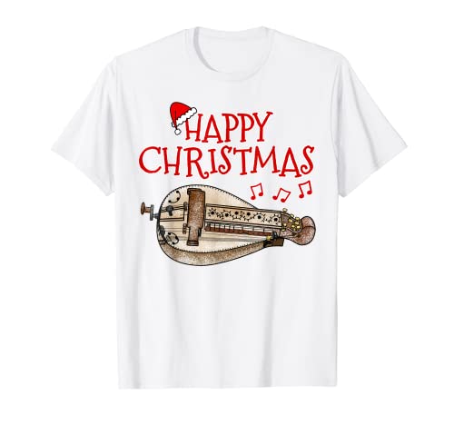 Christmas Hurdy Gurdy Musician Xmas 2022 T-Shirt