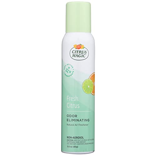 Citrus Magic Natural Odor Eliminating Air Freshener Spray, Fresh Citrus, 3-Ounce
