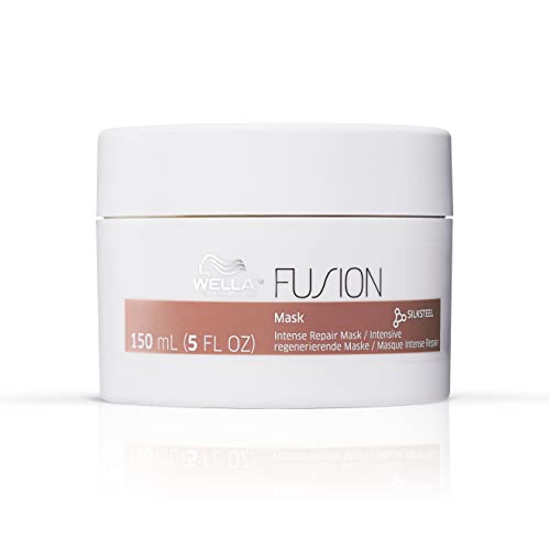 WELLA PROFESSIONALS Fusion Intense Repair Hair Mask for Damaged Hair, Treatment for Hair Repair & Hair Breakage, 5.07 oz