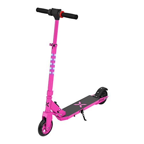 Hover-1 Flare Electric Scooter | 8MPH, 3M Range, 6HR Charge, Speed-Battery Indicator, 6 Inch Front & 5.5 Inch Back Solid Tires, 132 LB Max Weight, Cert. & Tested - Safe for Kids