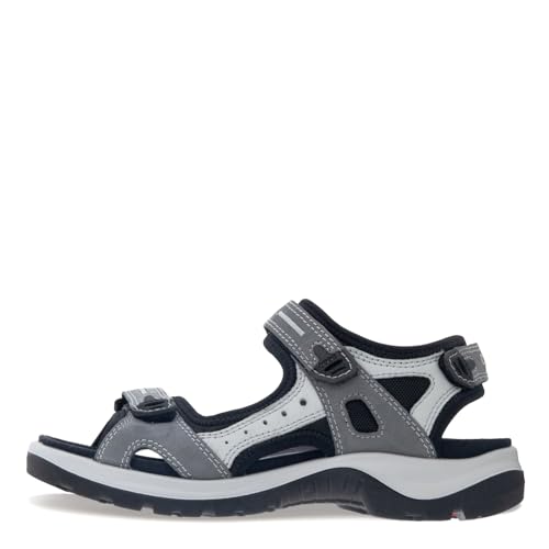 ECCO Women's Yucatan Sport Sandal, Titanium Nubuck, 8-8.5