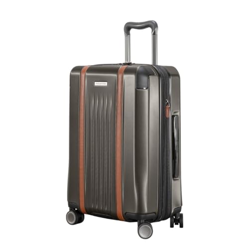 Ricardo Beverly Hills Montecito 2.0 Hardside with Dual Spinning Wheels, Expandable with Comfort Grip for Easy Packing and Moving, Men and Women, Graphite, Carry-On 21-Inch