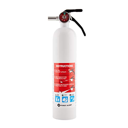 First Alert Fire Extinguisher | Marine Fire Extinguisher, White, FE1A10GR, 1-Pack, 14'