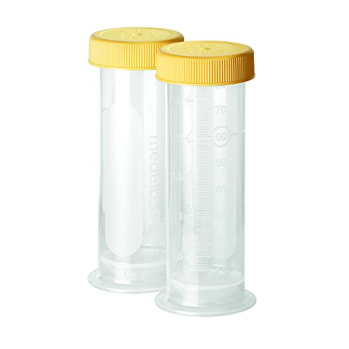 Medela Breast Milk Storage Bottles, 2.7 Ounce Containers, Leak Proof Lids, Breastmilk Freezer or Refrigerator Storage, Made Without BPA , 12 Count (Pack of 1 )