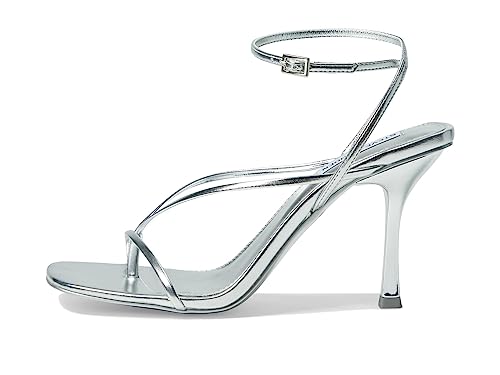 Steve Madden Annie Heeled Sandal Silver 7.5 M