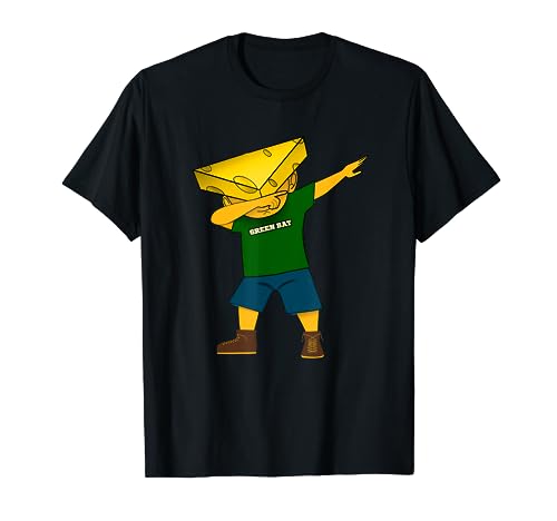 Funny Green Bay Dabbing Cheesehat T-Shirt