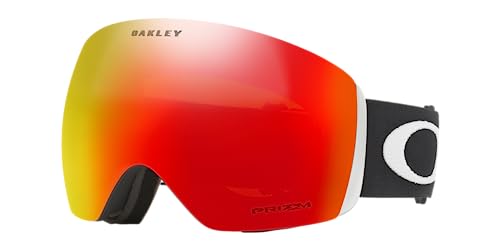 Oakley mens Flight Deck, Matte Black W/Prizm Torch Iridium , Large