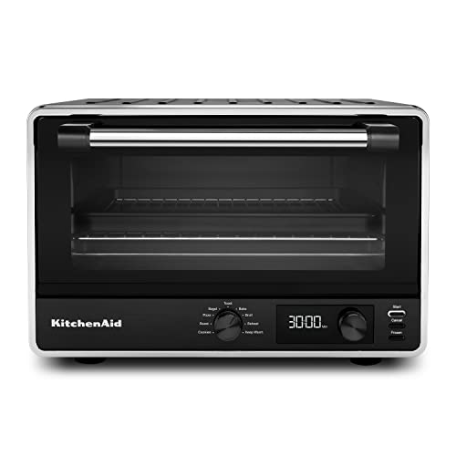 KitchenAid KCO211BM Digital Countertop Toaster Oven, Black Matte