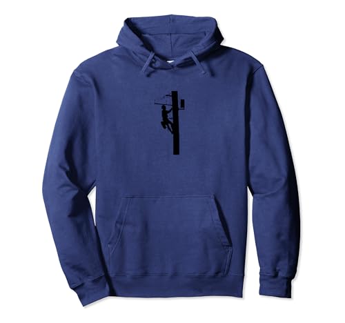 Lineman | Electric Cable Lineman Gift Pullover Hoodie