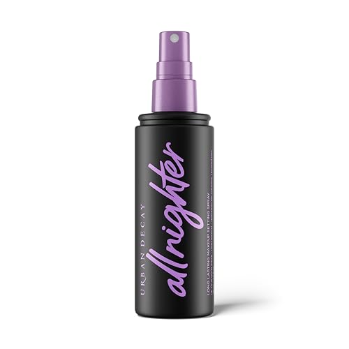 Urban Decay All Nighter Waterproof Makeup Setting Spray for Face (Full Size), Long-lasting Award-winning Finishing Spray for Smudge-proof & Transfer-resistant Makeup, Natural Finish - 4 fl oz