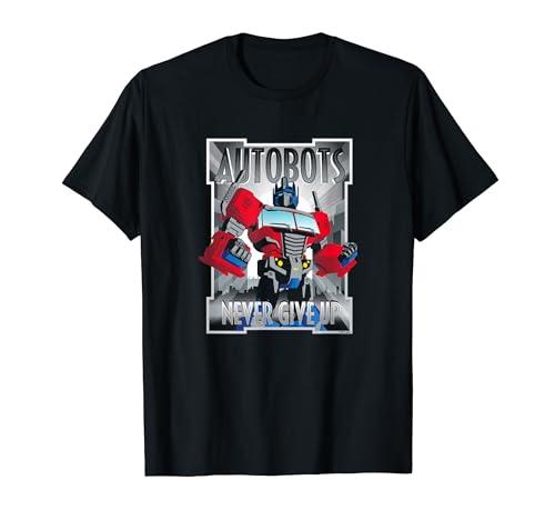 Transformers Optimus Prime Autobots Never Give Up T-Shirt