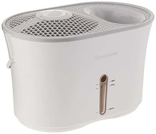 Honeywell Cool Mist Humidifier, Medium Room, 1 Gallon Tank, White – Humidifier for Baby and Kids Rooms, Bedrooms and More