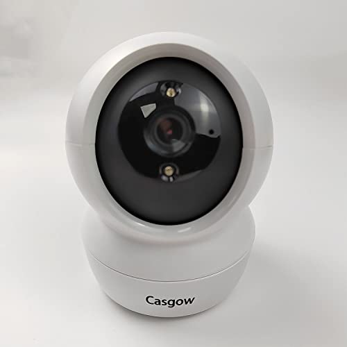 Casgow Electronic video surveillance products, 1080p HD Dog Camera 2.4GHz with Night Vision, Motion Detection for Baby and Pet Monitor, Cloud & SD Card Storage