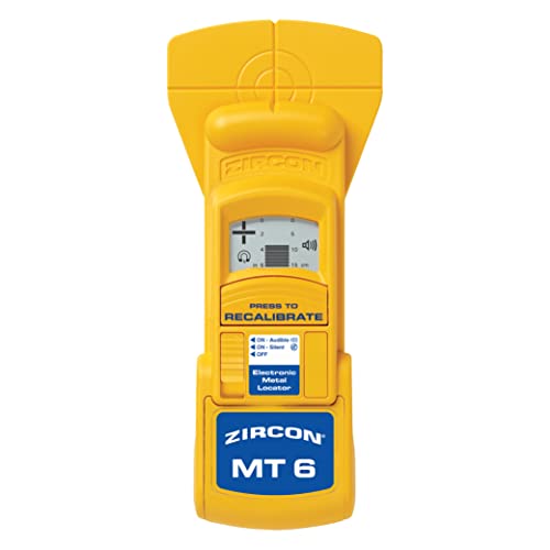 Zircon MetalliScanner MT6 Professional Metal Detector,Yellow,12.17 x 8.23 x 3.58 inches