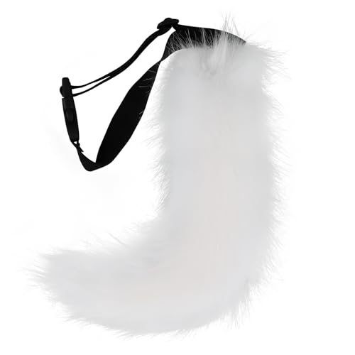 BANLAN Faux Fur Fox Costume Cat Tail Cosplay Halloween Christmas Party Costume One Size