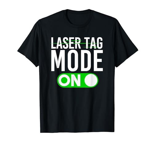 Laser Tag Mode T-Shirt, Birthday Shirt, laser gun, laser tee