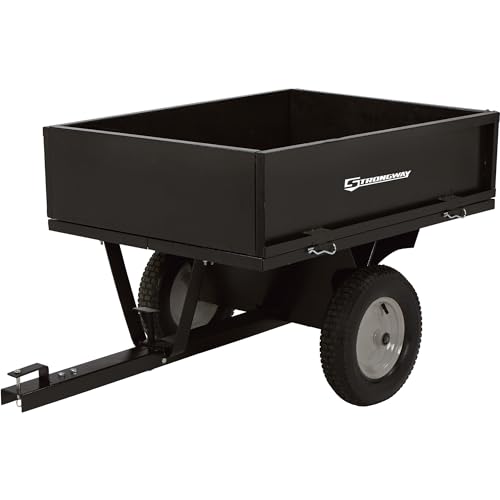 Strongway Steel ATV Trailer - 500-Lb. Capacity, 10 Cu. Ft.