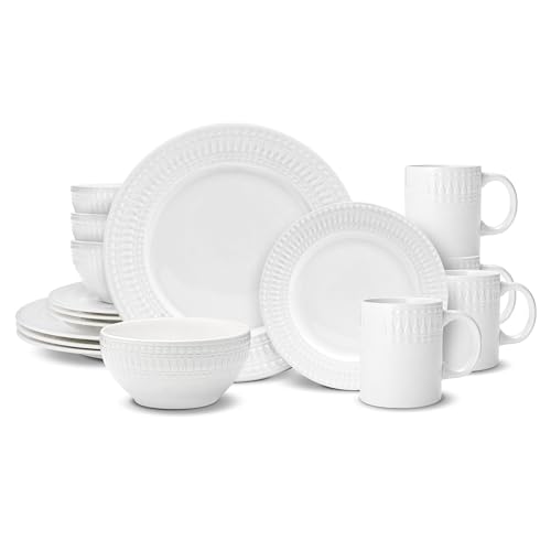 Pfaltzgraff Cassandra 16-Piece Porcelain Dinnerware Set, Service For 4