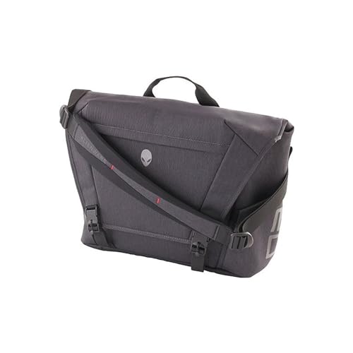 Mobile Edge Elite Gaming Laptop Messenger Bag, Designed for and Compatible with Alienware Area-51m Gaming Laptops, Gray