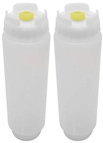 FIFO - 16 oz Squeeze Plastic Bottle For Kitchen (2-Pack)
