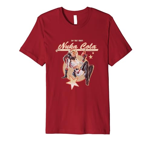 Fallout Video Game Retro Nuka Cola Ad Premium T-Shirt