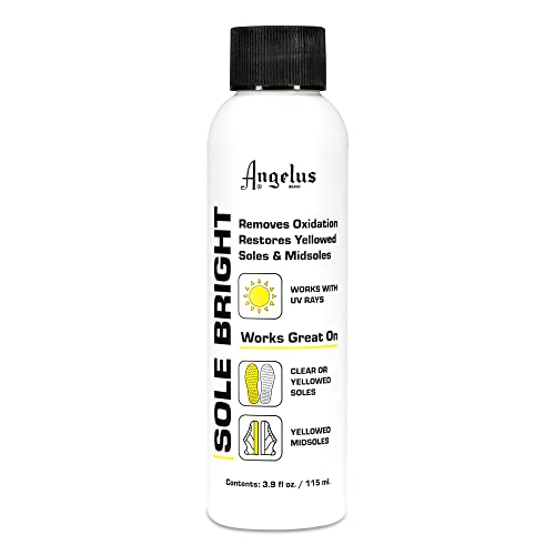Angelus Sole Bright- Sneaker Sole Restorer that Cleans Yellow Soles- Icy Sole Bottoms -3.9oz