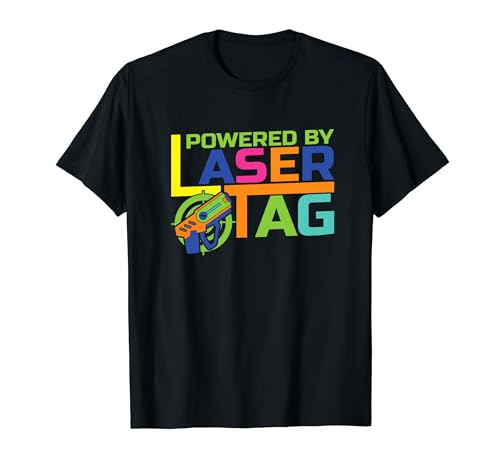 Laser Tag Birthday Powered By Laser Tag Laser Tag T-Shirt