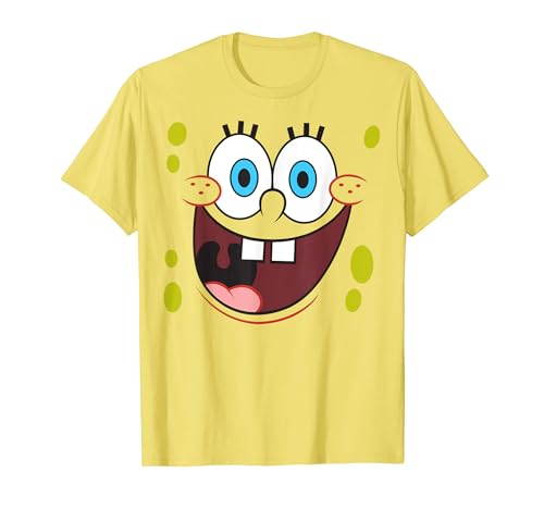 Spongebob Squarepants Bright Eyed Smiling Face T-Shirt T-Shirt