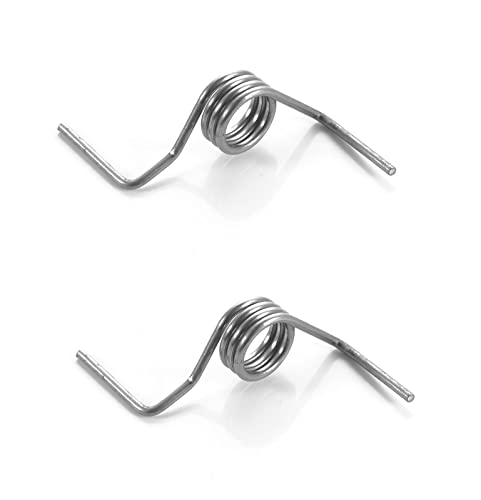2pcs DA81-01345B Clockwise Door Stainless Steel Spring Replacement for Refrigerator