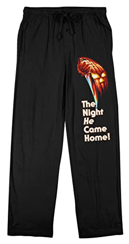 John Carpenter's Halloween He Came Home Men's Black Sleep Pajama Pants-XL