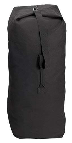 3499 BLACK TOP LOAD CANVAS DUFFLE BAGS 30 x 50