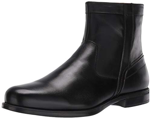 Florsheim mens Medfield Plain Toe Zip Fashion Boot, Black, 9.5 US