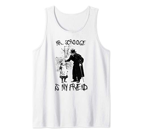 Vintage Scrooge Shirt-Mr. Scrooge is My Friend Uncle Scrooge Tank Top