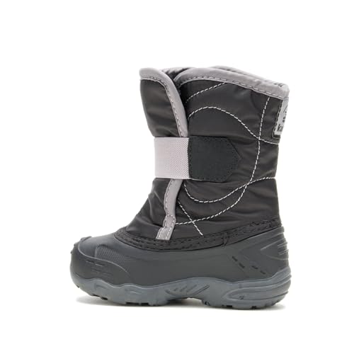 Kamik Kids Snowbug 5 Snow Shoe, Black, 10 US Unisex Toddler