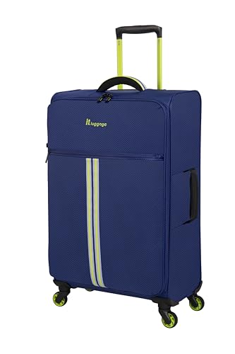 it luggage GT Lite Ultra Lightweight Softside Medium, Blue, Checked 26-Inch