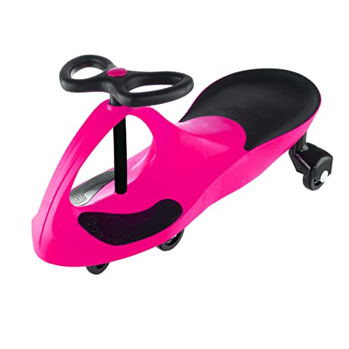 Ride on Toy, Ride on Wiggle Car by Lil' Rider - Ride on Toys for Boys and Girls, 3 to 8 years -Hot Pink and Black, Large