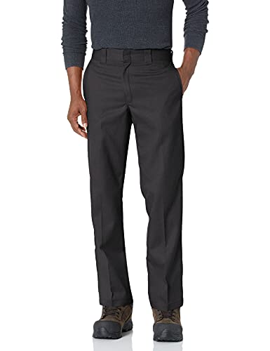 Dickies Men's 874F Flex Work Pant, BLACK, 36 32