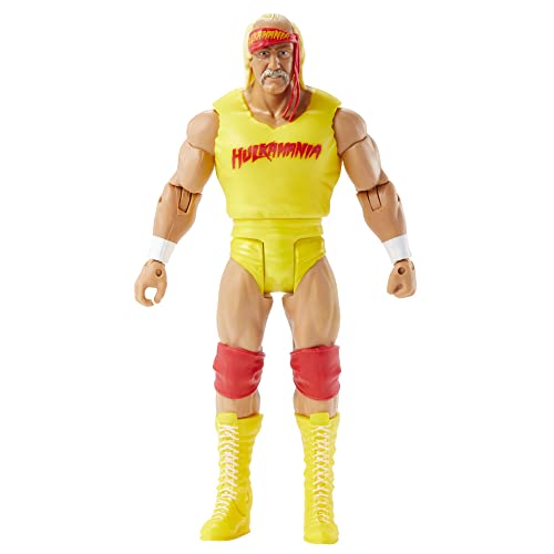 Mattel WWE Wrestlemania Action Figure, Hulk Hogan, Posable 6-inch Collectible & Gift for Ages 6 Years Old & Up