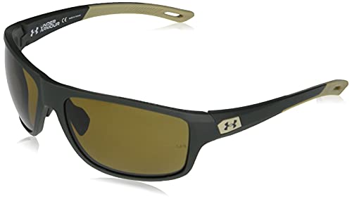 Under Armour Mens Male Style Ua 0004/S Sunglasses, Green/Polarized Brown, 65mm 16mm US