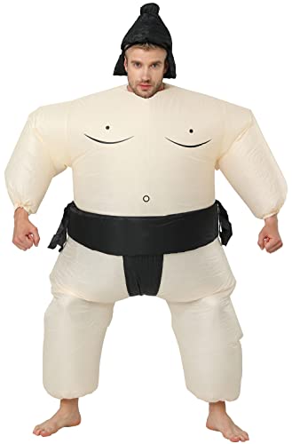 JASHKE Inflatable Sumo Wrestling Suits, Sumo Costume Adult, Blow up Sumo Costume, Inflatable Sumo Costume Adult