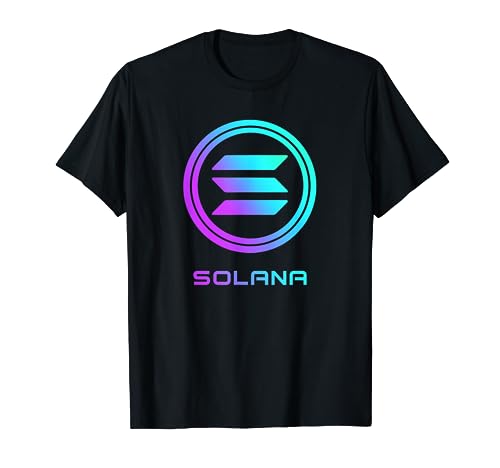 SOLANA Crypto SOL Coin Blockchain Decentralized Application T-Shirt