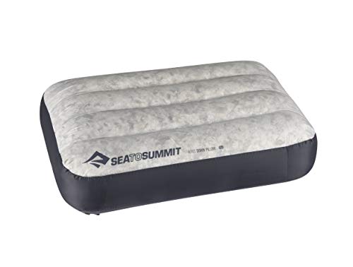 Sea to Summit Aeros Down Inflatable Pillow, Large (16.5 x 11), Grey