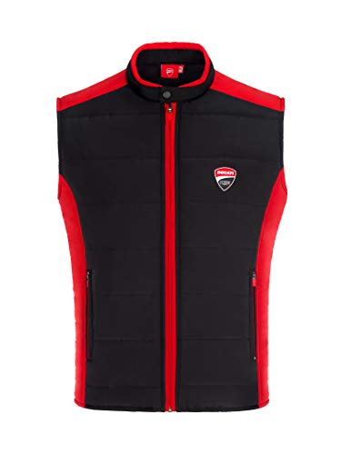 2019 Ducati Corse Racing MotoGP Mens Body Warmer Gilet Black/Red 100% Nylon