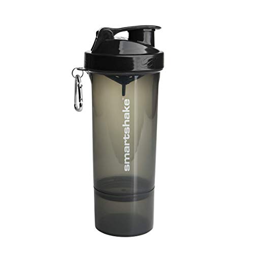 Smartshake SLIM, 17 oz Shaker Cup, Black (Packaging May Vary)