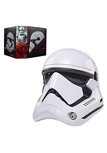 STAR WARS The Black Series First Order Stormtrooper Premium Electronic Helmet, The Last Jedi Roleplay Collectible,Multi-Colored,Standard,F0012