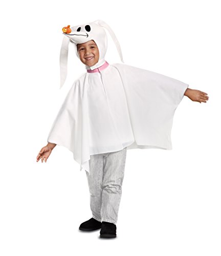 Disguise Disney Zero Nightmare Before Christmas Toddler Boys' Costume, White, Medium (3T-4T)